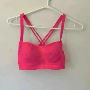 Victoria’s  Secret Vsx Sports Bra Size 34B Pink Underwire